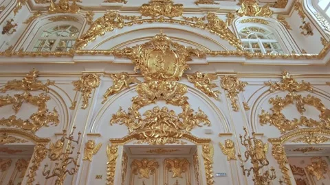 Interiors of the State Hermitage Museum. Stock Footage 200975339