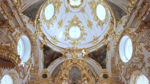 Interiors of the State Hermitage Museum. Stock Footage 200975387