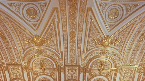 Interiors of the State Hermitage Museum. Stock Footage 200976523