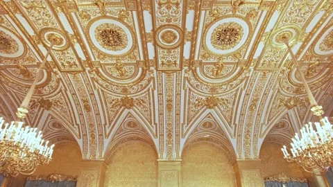 Interiors of the State Hermitage Museum. Stock Footage 200977338