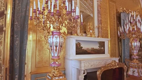 Interiors of the State Hermitage Museum. Stock Footage 200977566