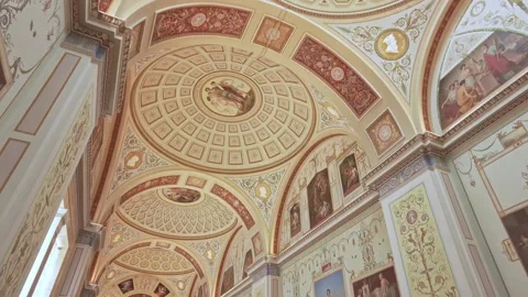 Interiors of the State Hermitage Museum. Stock Footage 201327466