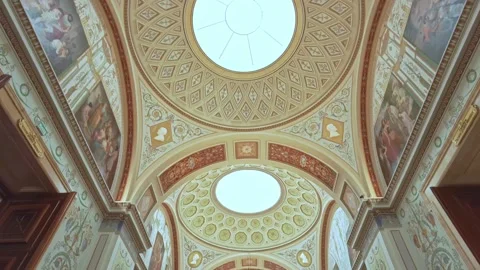 Interiors of the State Hermitage Museum. Stock Footage 201327488