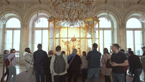 Interiors of the State Hermitage Museum. Stock Footage 201327567