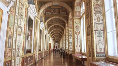 Interiors of the State Hermitage Museum. Stock Footage 201328040