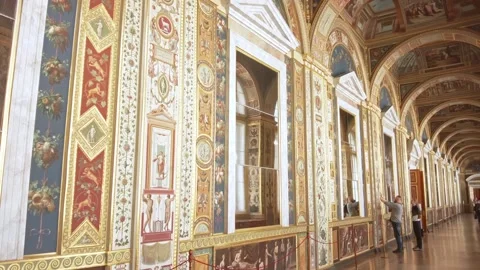 Interiors of the State Hermitage Museum. Stock Footage 201328057