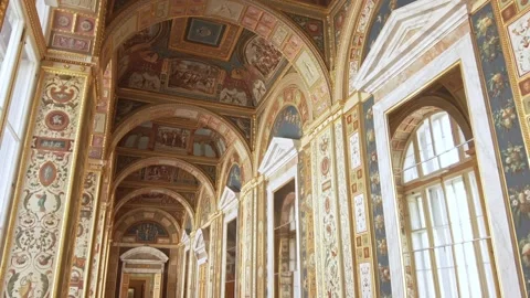 Interiors of the State Hermitage Museum. Stock Footage 201328115