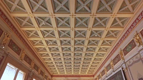 Interiors of the State Hermitage Museum. Stock Footage 201356836