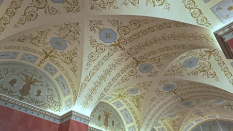 Interiors of the State Hermitage Museum. Stock Footage 201381378