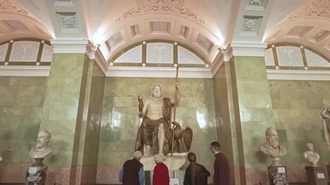 Interiors of the State Hermitage Museum. Stock Footage 201382939