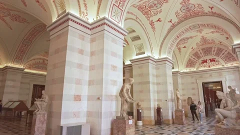 Interiors of the State Hermitage Museum. Stock Footage 201383590