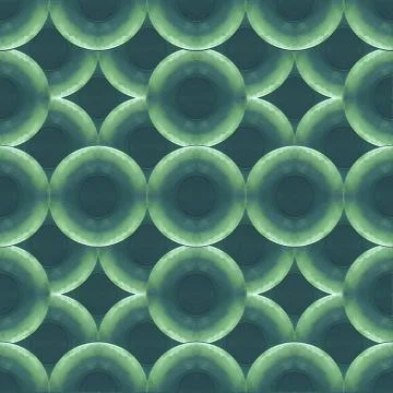 Interlace Circles Motif Seamless Pattern Stock Illustration