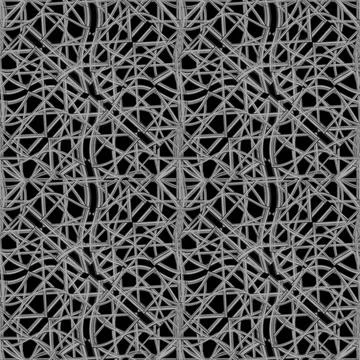 Interlace Curved Lines Seamless Pattern Digital art style interlaced abstr... Stock Photos