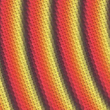 Interlaced fiber checkered surface elements wicker Plastic weave pattern texture Illustrazione stock