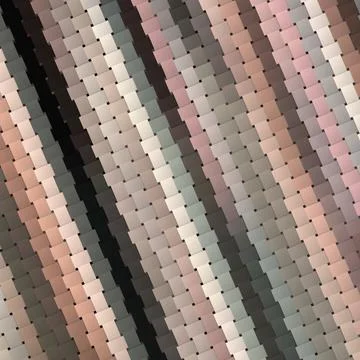 An Interlaced fiber checkered surface elements wicker Plastic weave pattern Illustrazione stock