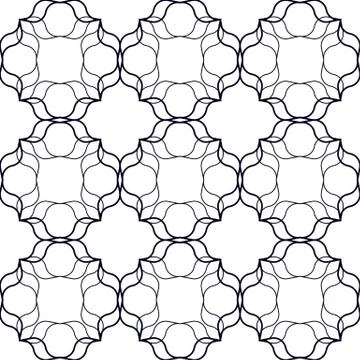 Interlaced Linear Pattern Stock Illustration