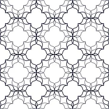 Interlaced Linear Pattern Stock Illustration