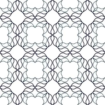 Interlaced Linear Pattern Stock Illustration