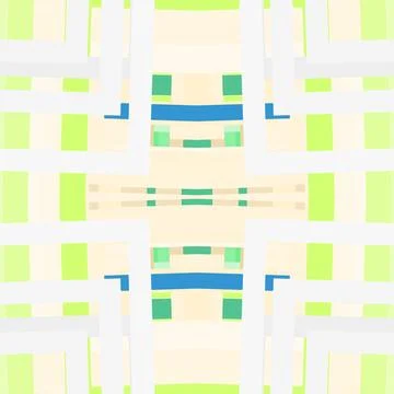 Interlaced linework pattern in cloud white, beige sand, cream sorbet, sea blue, Stock Illustration