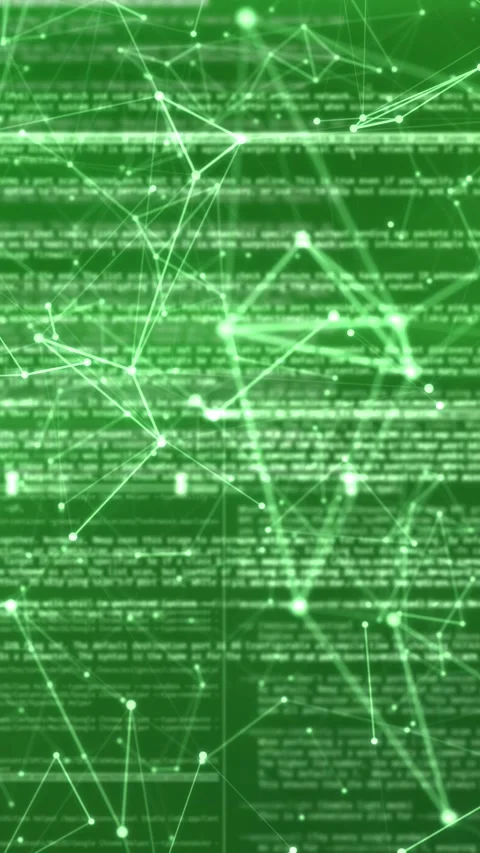 Interlacing cyberspace and computer codes. 스톡 동영상 248035563