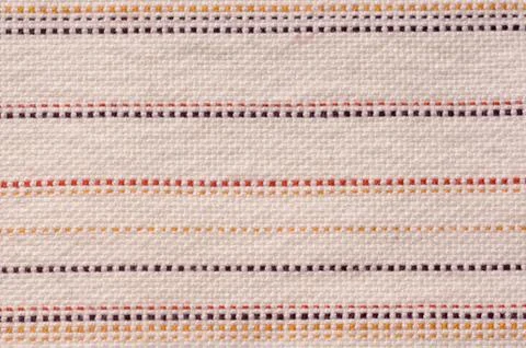 Interlacing the fabric with a close-up Stock Photos