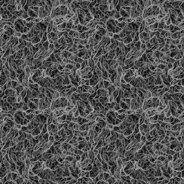 Interlacing of gray threads on a black background. Texture. Seamless monoch.. Stock Illustration