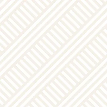 Interlacing Parallel Stripes. Vector Seamless Subtle Monochrome Pattern. Stock Illustration