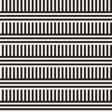 Interlacing Parallel  Stripes. Vector Seamless Monochrome Pattern. イラスト素材