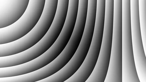 Interleaved Layers of Lines Folding Theatrical Curtain Abstract Видео 139740371