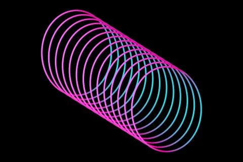 Interlinked Circles Stock Illustration