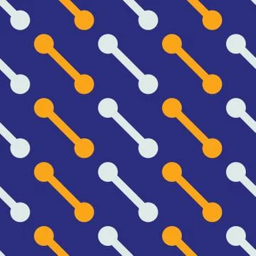 Interlock seamless pattern Stock Illustration