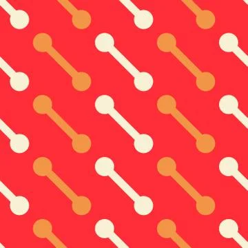 Interlock seamless pattern Stock Illustration