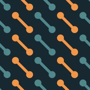 Interlock seamless pattern Stock Illustration