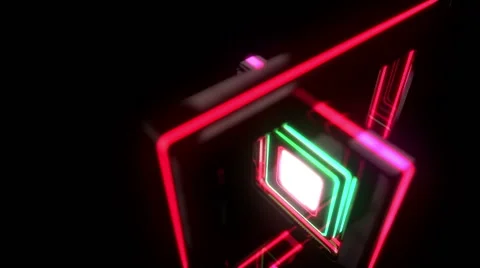 Interlocking 3D cubes rotating Stock Footage 46363688