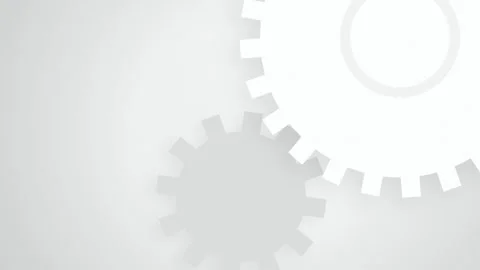 Interlocking 3D mechanical gear cogs rotating seamless loop motion Stock Footage 345601026