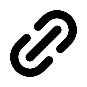 Interlocking Chain Links, Connection, Unity, and Digital Linking Concept Stock Illustration