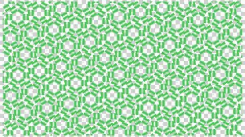 Interlocking Circle and Curve Geometric Pattern Stock Illustration