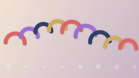 Interlocking Foam Arch System Tactile Loop Stock Footage 342973405