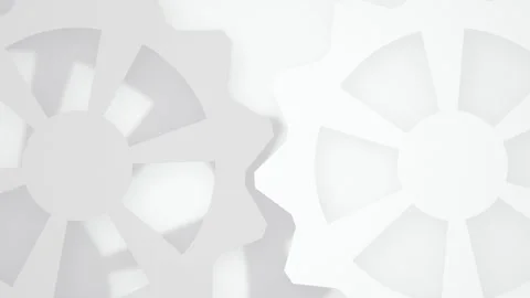 Interlocking gear cogs turning seamless loop motion background Stock Footage 345601292