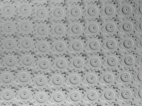 Interlocking Gears Pattern イラスト素材