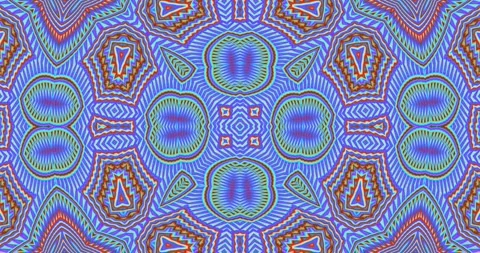 Interlocking Illusions: Seamless Loopable Tile Patterns (4K) Stock Footage 264992574