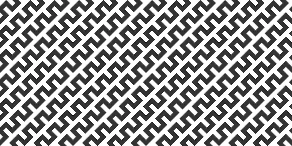 Interlocking Maze Seamless Vector Pattern Stock Illustration