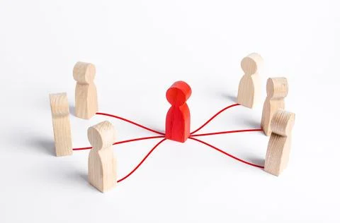 Intermediary between two people groups. Political negotiations and diplomac.. Stock Photos