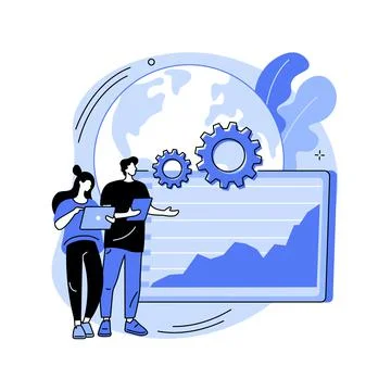 Intermediate consumption abstract concept vector illustration. Stock Illustration