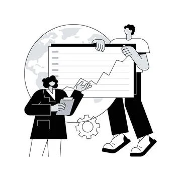 Intermediate consumption abstract concept vector illustration. Stock Illustration