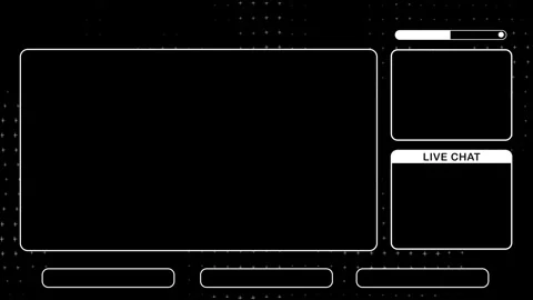 Intermission Animated stream overlay live streaming Stock Footage 309610406