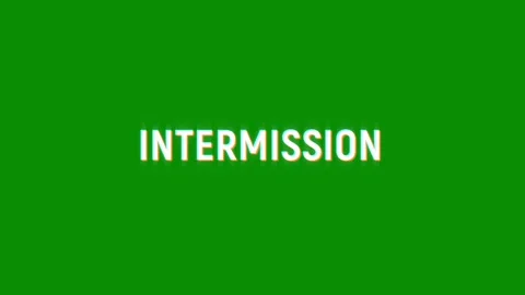 Intermission retro glitch pixel text effects animation digital background Stock Footage 313284811