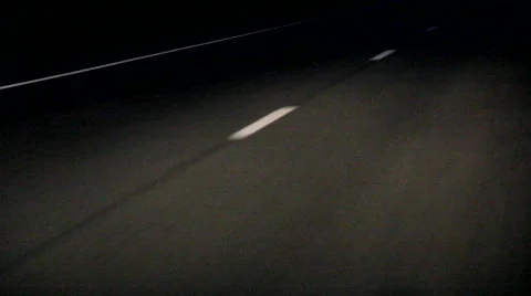 Intermittent road markings Stock Footage 811219
