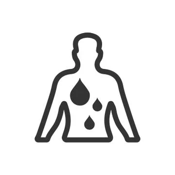 Internal Bleeding Icon Stock Illustration