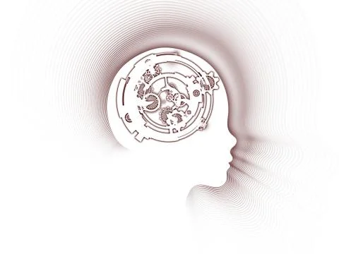 Internal Clockwork Background Stock Illustration